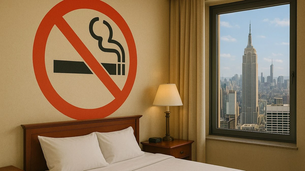 Hotéis de Nova York estão cobrando US$ 500 de hóspedes que fumam