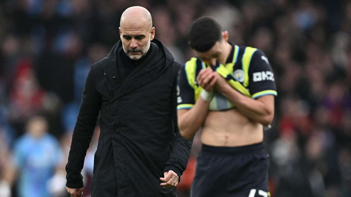 Crise na equipe de Pep Guardiola! Veja o retrospecto
recente do Manchester City