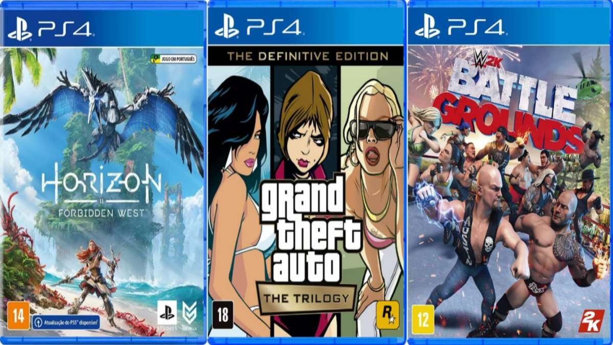 5 jogos para PlayStation 4 com 60%OFF