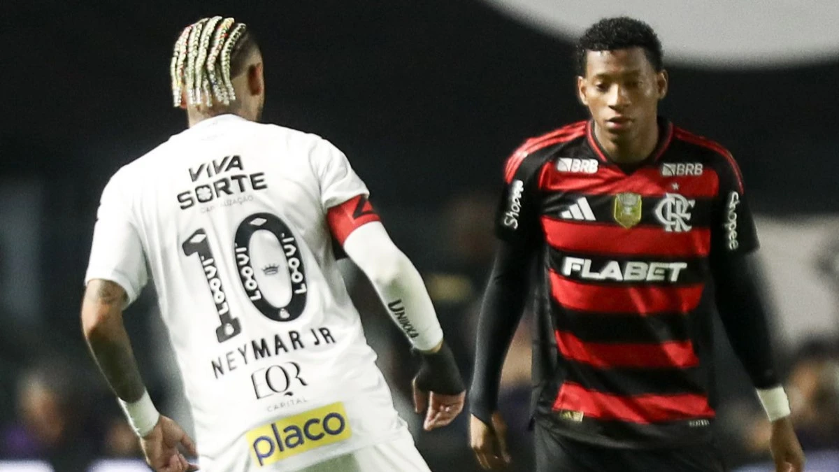Neymar decide e Santos derrota o líder Flamengo na Vila Belmiro
