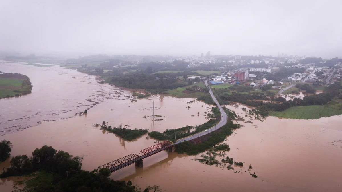 Quase 40% das cidades do RS reportaram danos
com as chuvas