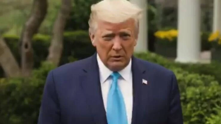 Trump publica vídeo e diz que está bem, mas que foi ao hospital por precaução