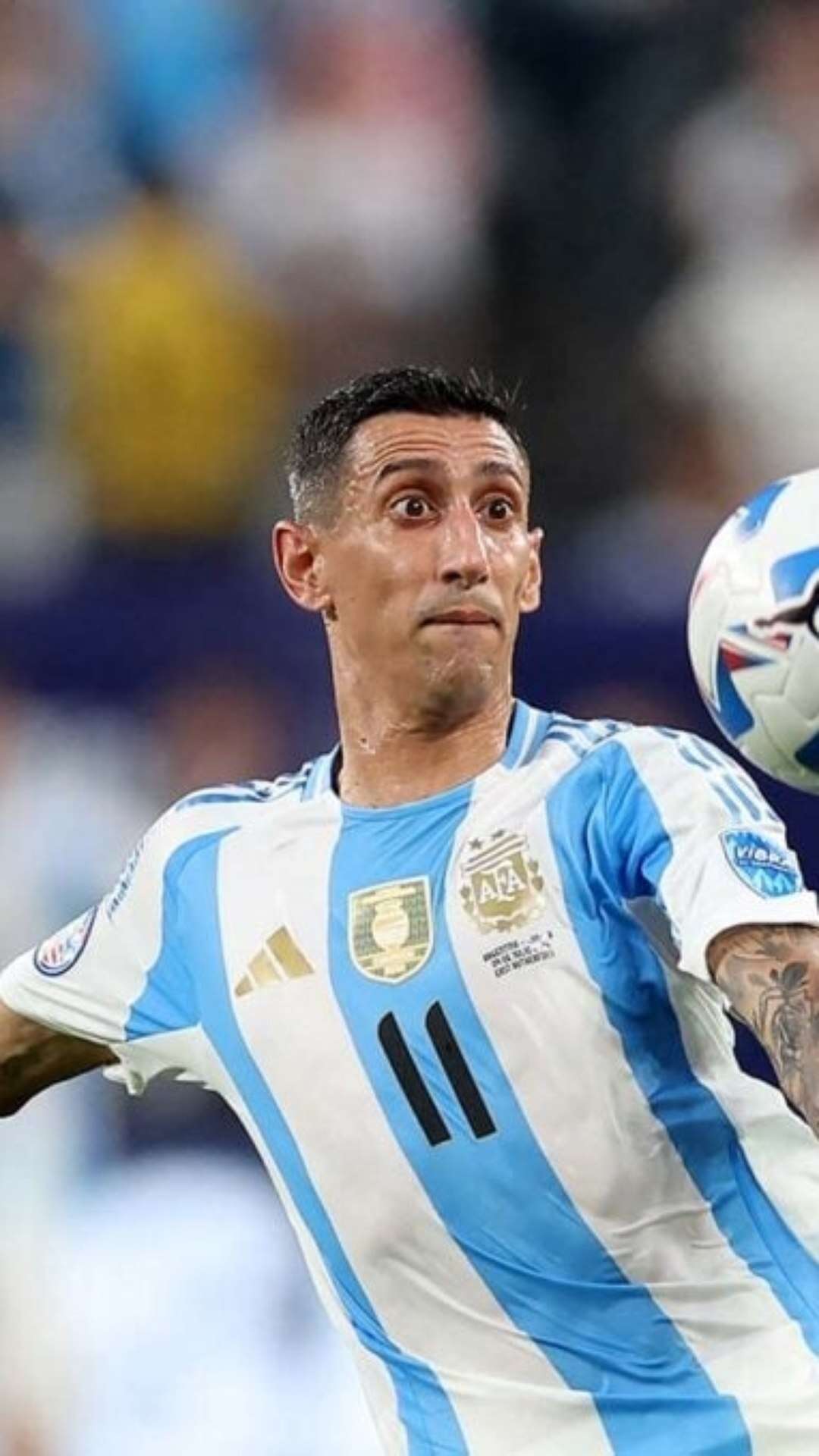 Emocionado, Di María revela incentivo de Messi antes da classificação