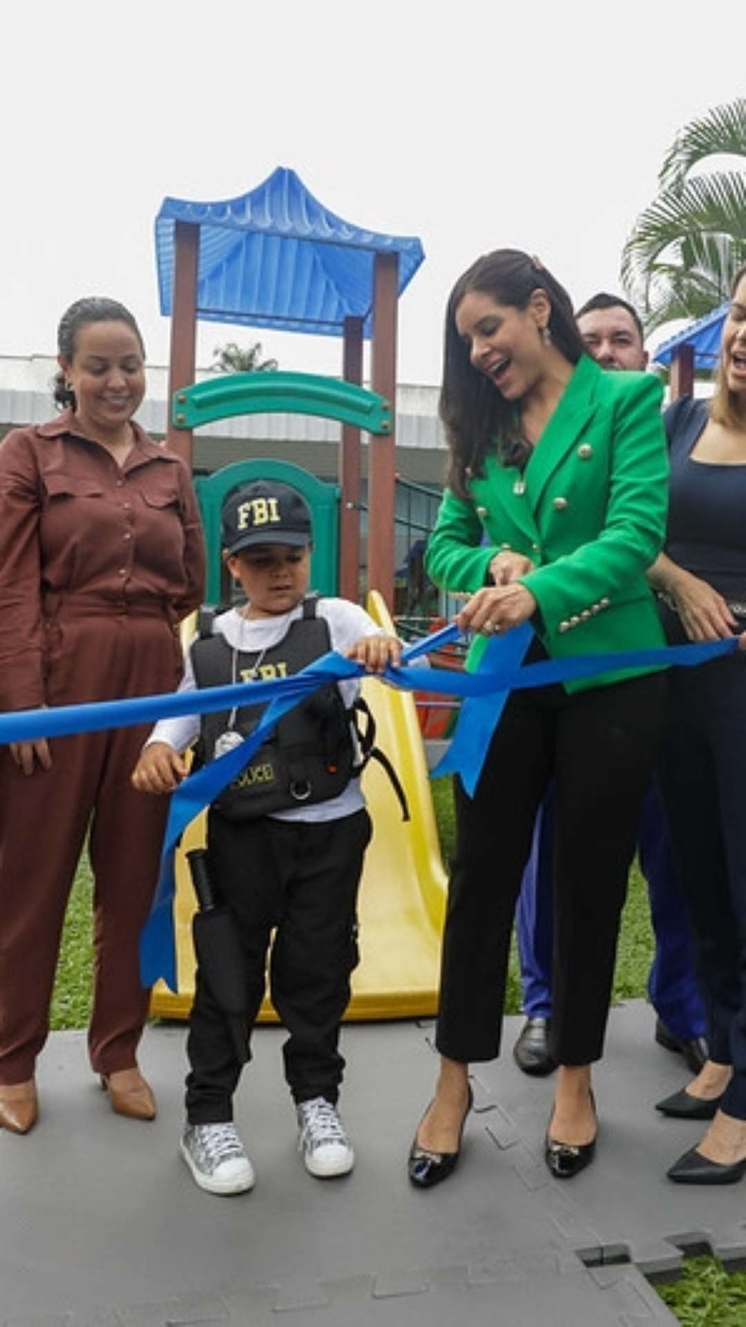 Hospital Materno Infantil de Brasília reinaugura parquinho infantil com novas instalações