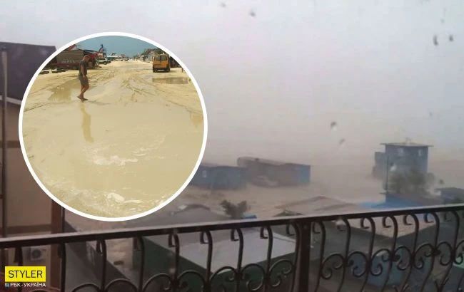 Кирилівка пішла під воду: курорт став продовженням Азовського моря (відео)