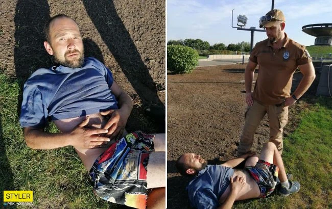 Перший акт вандалізму: у Києві неадекват 