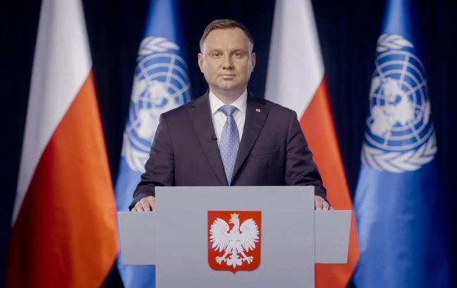 Дуда в ООН закликав до співпраці у захисті України від агресії РФ