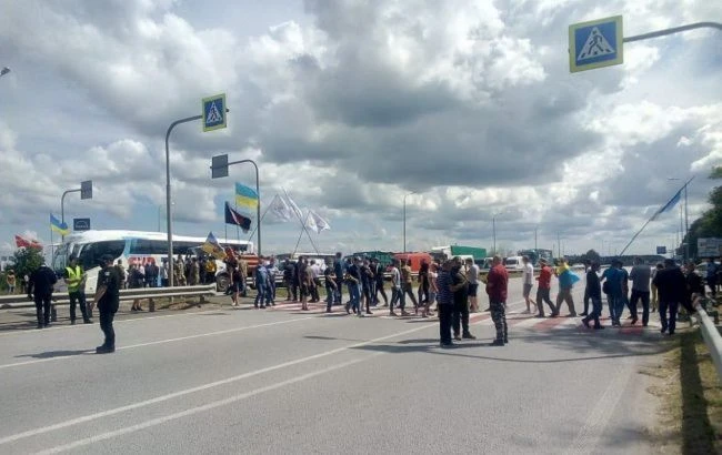 Нацполиция хоче посилити відповідальність за перекриття мітингувальниками доріг