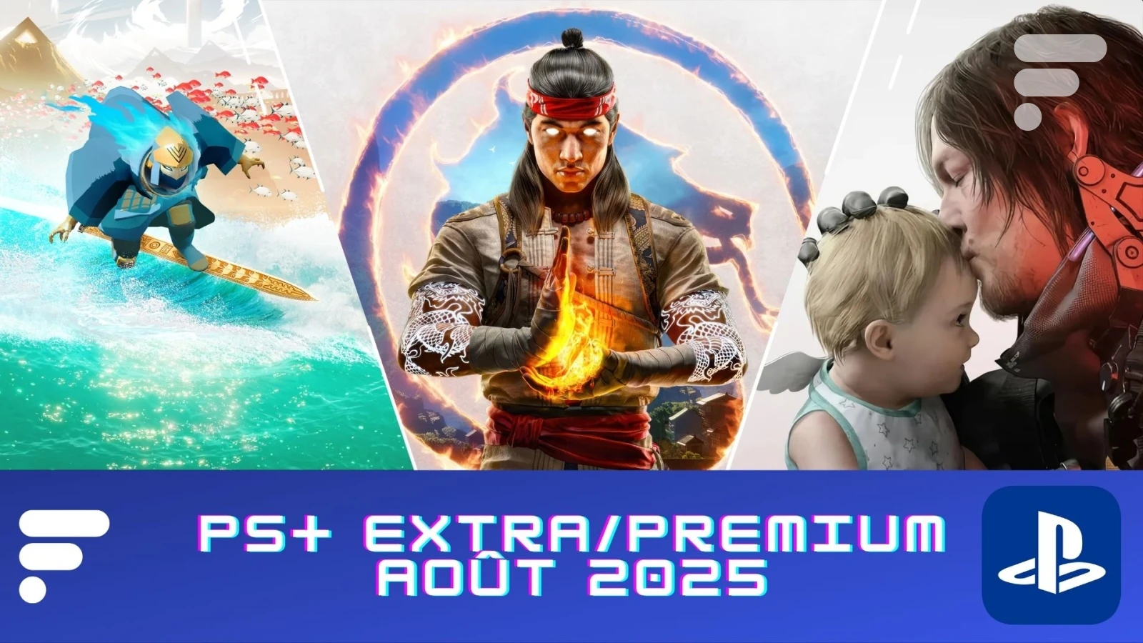 PS Plus Extra et Premium en août 2025 : voici les 12 jeux qui arrivent pour occuper la fin des vacances