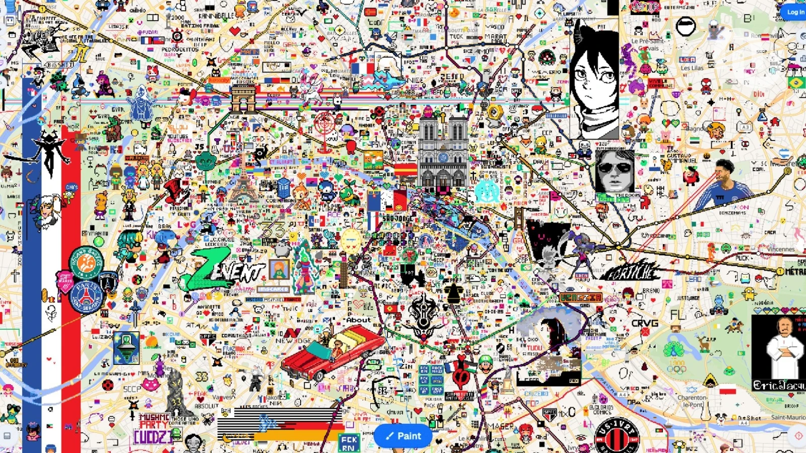 La Pixel War est de retour dans le monde entier, mais pas sur Reddit