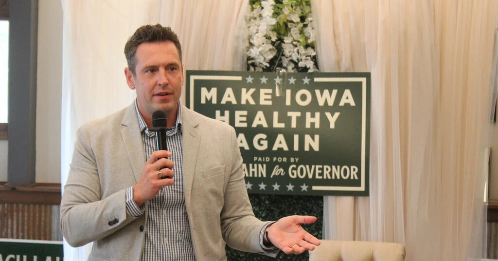 Zach Lahn wins Iowa GOP governor primary, upsetting Trump-backed rival