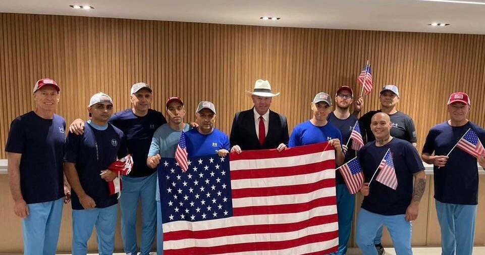 10 Americans freed in prisoner swap between U.S., El Salvador, Venezuela
