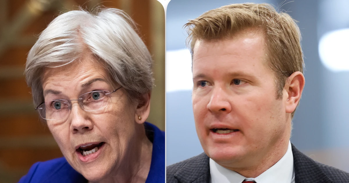 Sens. Warren, Sheehy team up on bipartisan military bill backed by Trump admin.