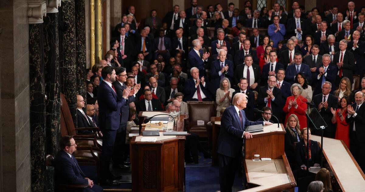 Poll of Trump's 2025 joint address to Congress finds large majority of viewers approve