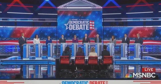 Democrats unite against Trump and spar over qualifications for White House