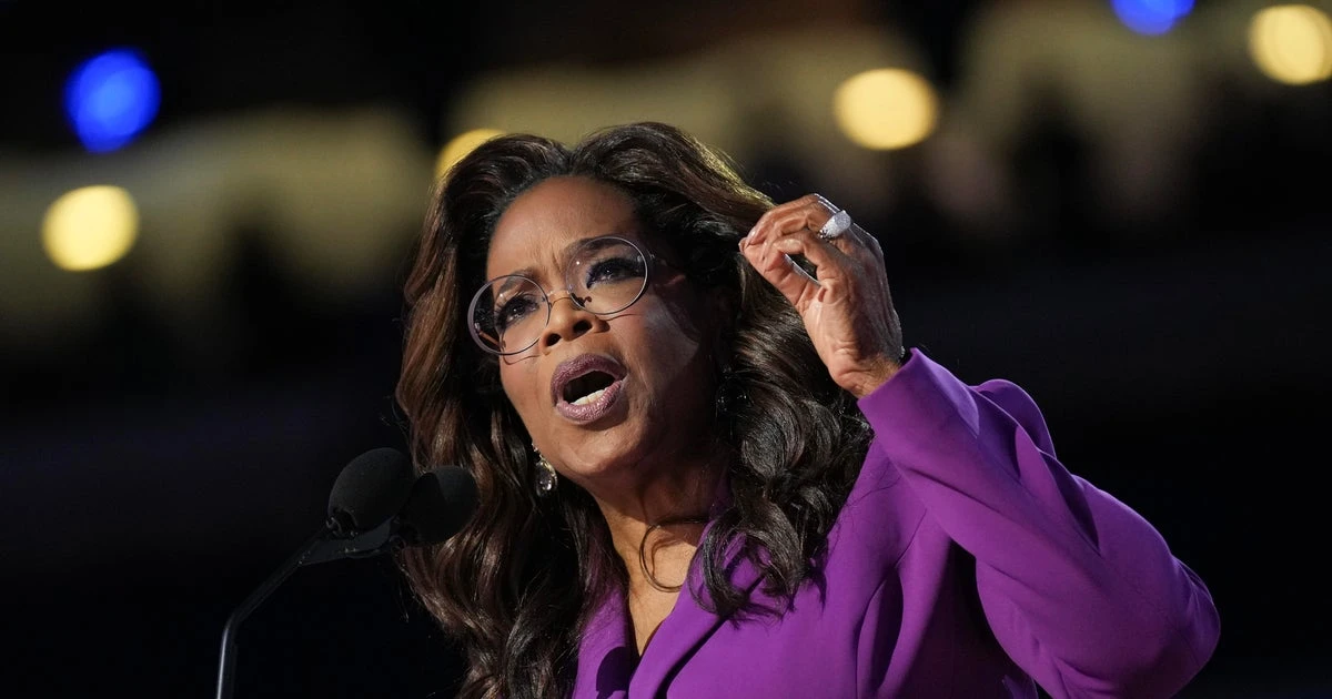 Oprah preaches unity while taking small digs at Trump and Vance in DNC speech