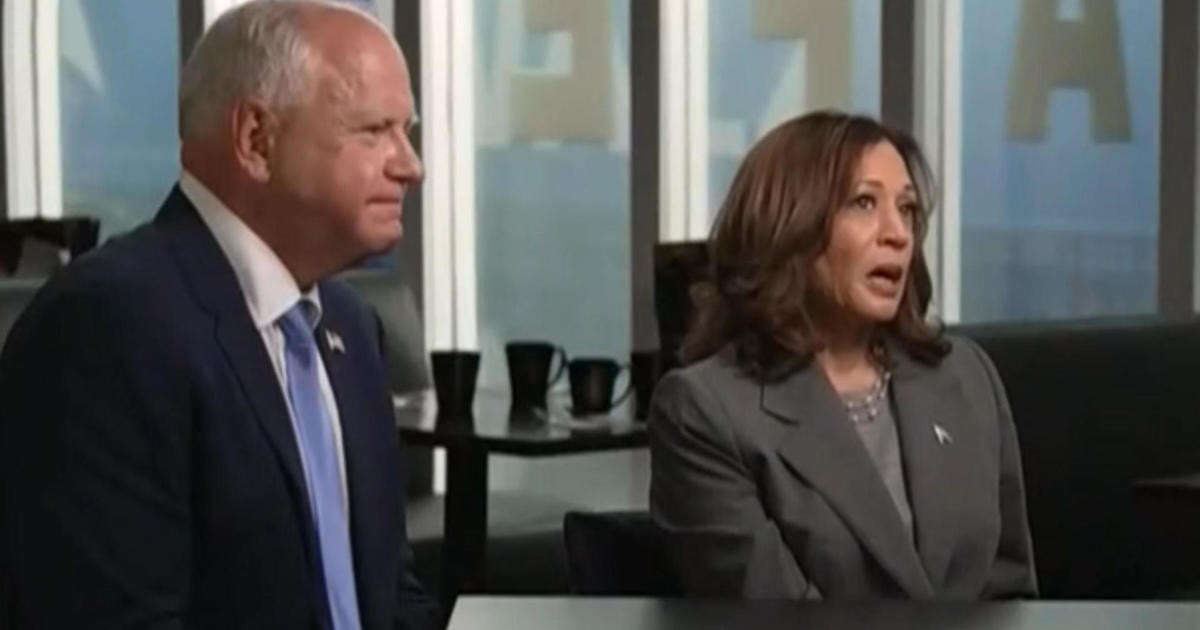 Harris does first major TV interview since becoming the Democratic presidential nominee