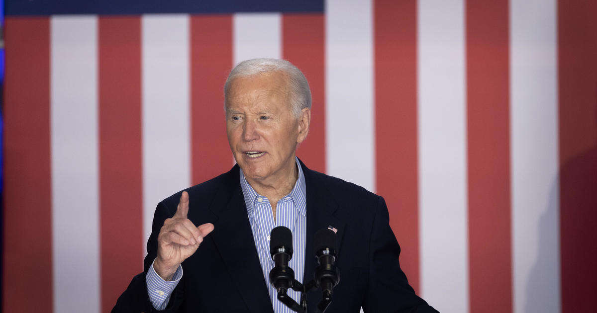 President Biden speaking in Philadelphia before traveling to Harrisburg Sunday