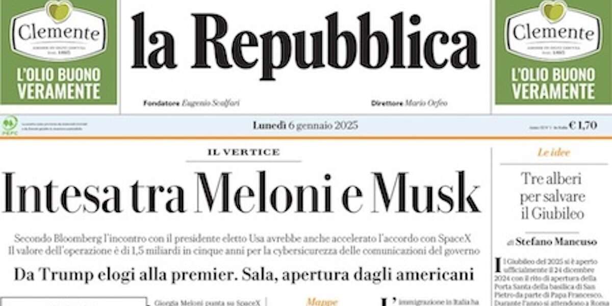 Le prime pagine di oggiLa visita di Giorgia Meloni alla villa di Donald Trump in Florida, quella di Sergio Mattarella a Caivano e la nuova offensiva ucraina nella regione russa di Kursk