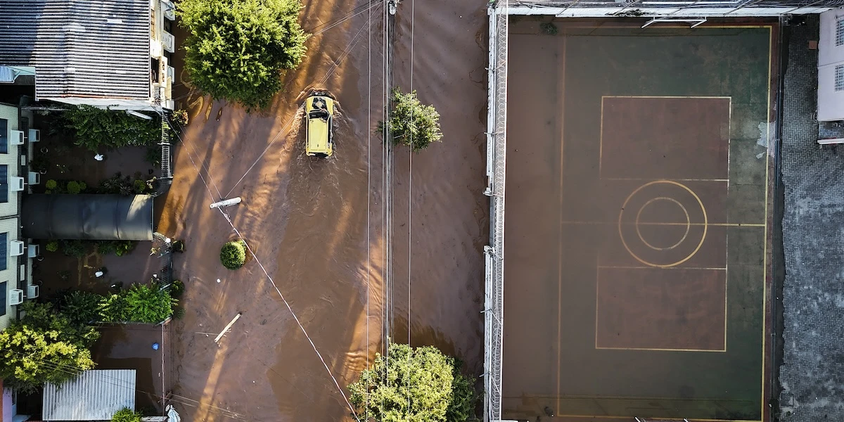 Le foto di Porto Alegre allagata, in BrasileDove sono in corso forti piogge che hanno causato una delle più gravi inondazioni della storia recente del paese