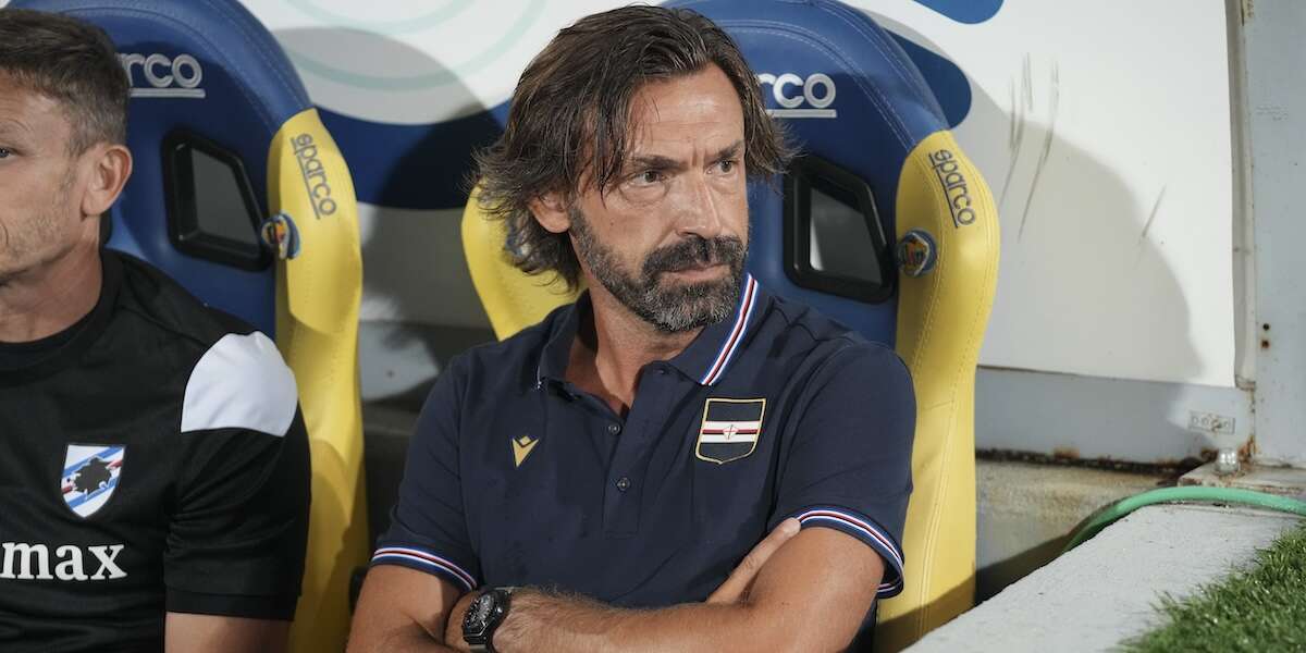 La Sampdoria ha esonerato l’allenatore Andrea Pirlo