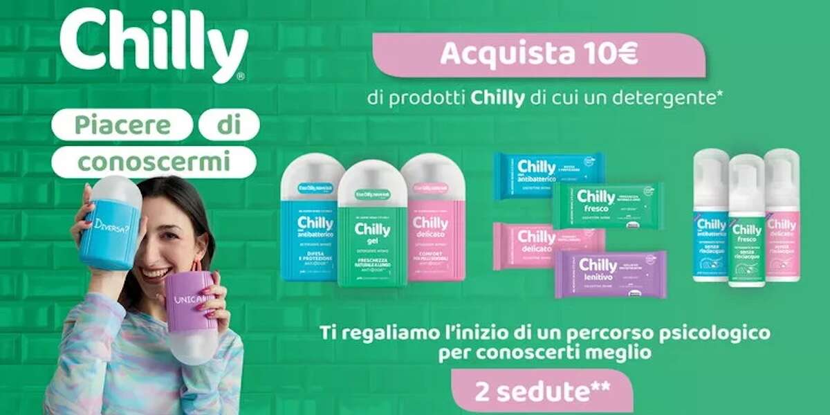 La contestata campagna che regala sedute di psicoterapia per promuovere l’acquisto di detergente intimoÈ stata promossa dalla piattaforma UnoBravo in collaborazione con Chilly e molto criticata da diversi ordini regionali degli psicologi che ne hanno chiesto il ritiro