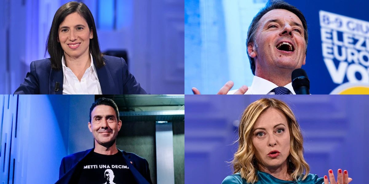 Tutti i candidati dei principali partiti italiani alle elezioni europeePer chi ancora non li ha guardati prima di andare a votare: ci sono diversi leader fra cui Giorgia Meloni ed Elly Schlein, ma anche Ilaria Salis, Cecilia Strada e il generale Roberto Vannacci