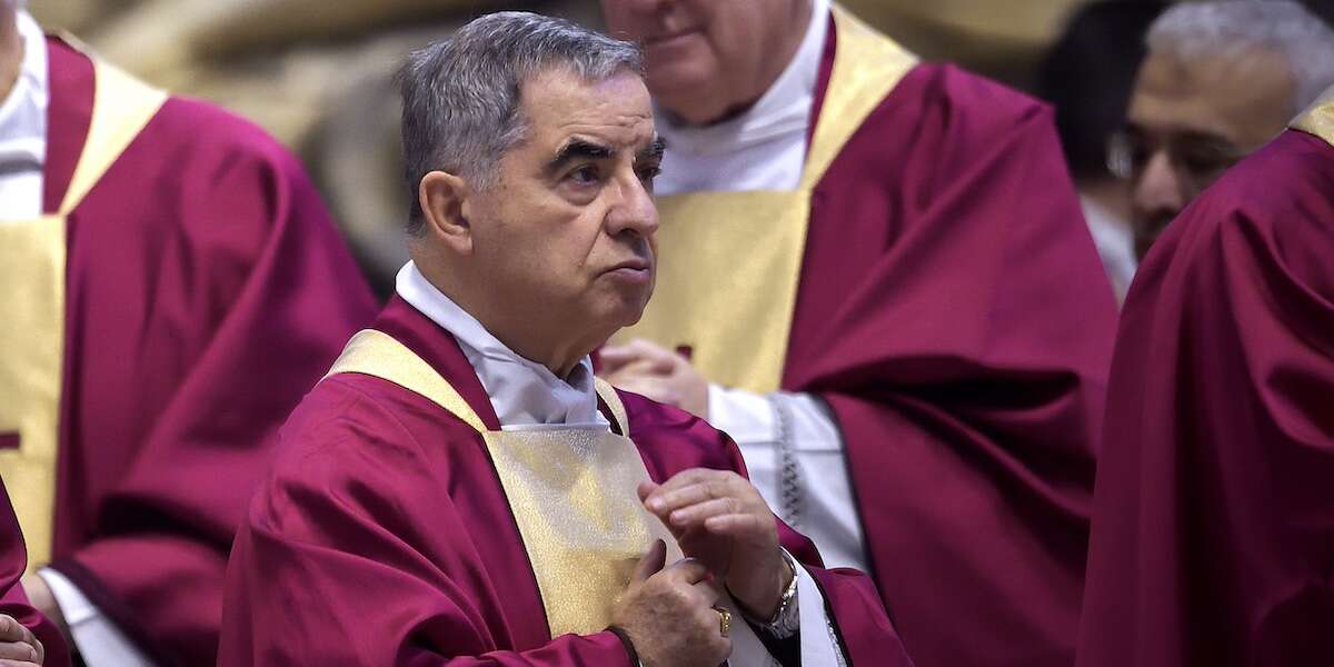 Il cardinale Angelo Becciu è stato condannato in primo grado