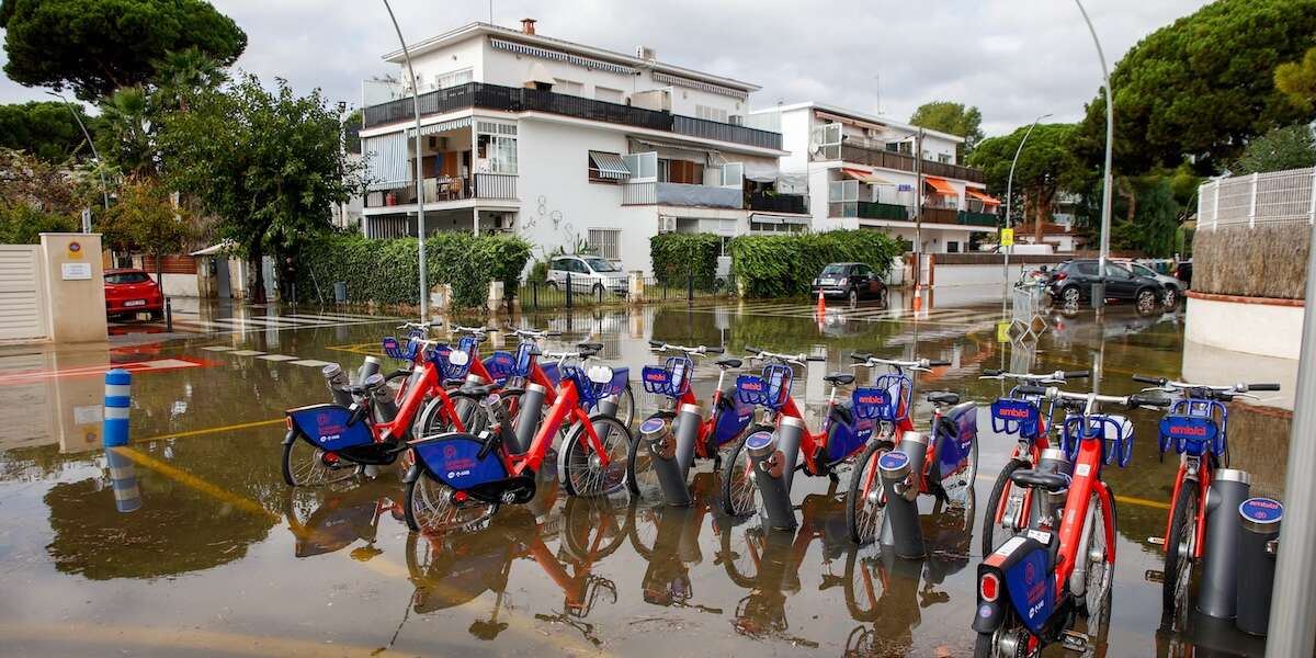 Anche in Catalogna ci sono stati estesi allagamentiLe piogge sono state meno intense rispetto a quelle nella zona di Valencia, ma hanno comunque provocato inondazioni