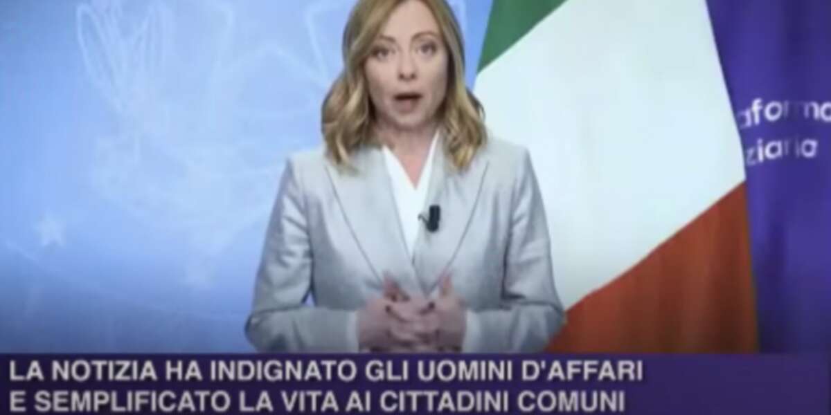 Se Giorgia Meloni vi promette guadagni facili in un video, non credeteciLa Consob ha oscurato vari siti in cui apparivano video “deepfake” che promuovevano truffe finanziarie