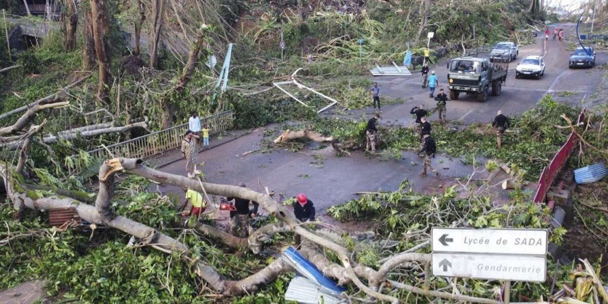 Il governo francese ha attivato lo «stato di calamità naturale eccezionale» per il ciclone Chido a Mayotte