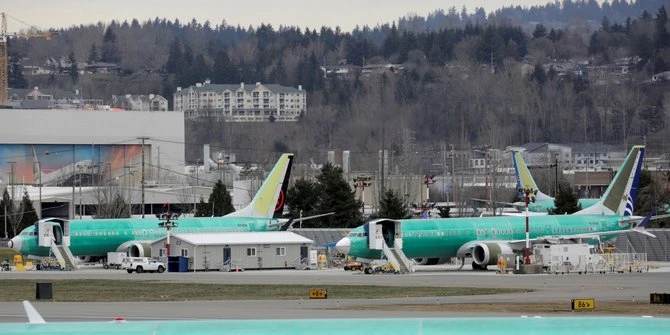 CEK FAKTA: Hoaks Puluhan Pesawat Boeing yang Parkir Milik Anggota G7