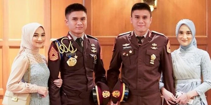 Potret Dandy & Danny Ramadhan, Polisi Kembar Punya Pacar Sama-Sama Cantik