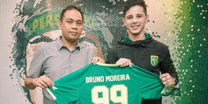 Liga 1: Momen Kocak Perkenalan Bruno Moreira di Persebaya, Tertawa Bersama Gara-gara Bahasa Inggris