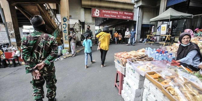 10 Orang Terduga Preman Pasar Tanah Abang Diciduk Polisi
