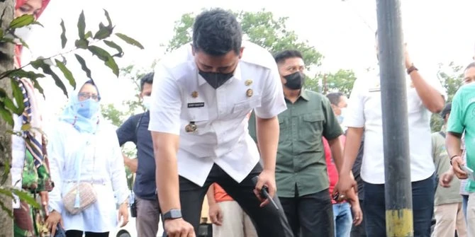 Warga Sunggal Sebut Bobby Nasution Bapak Rakyat