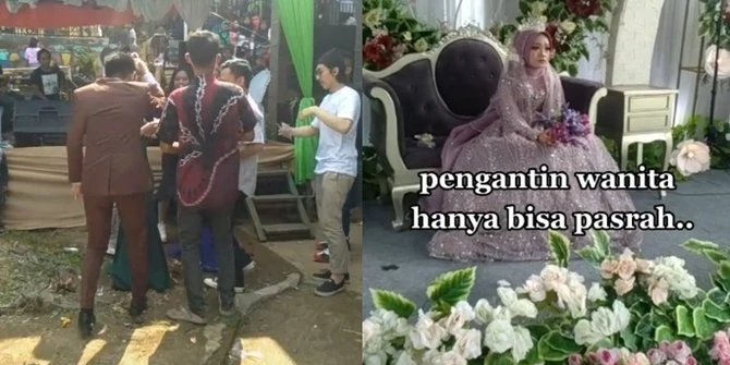 Baru juga Nikah, Pengantin Pria Ini Malah Pilih Biduan & Tinggal Istri di Pelaminan