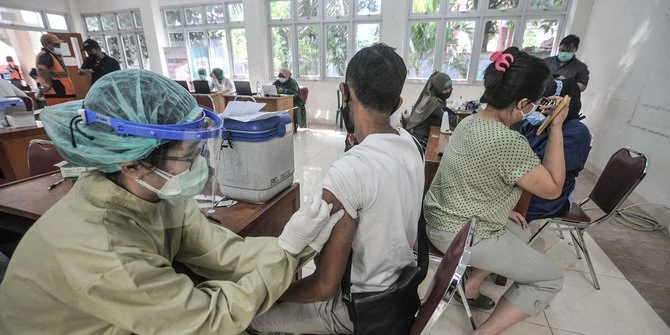 Data Jumlah Penerima Vaksin Covid-19 di Indonesia per 20 Juni 2021