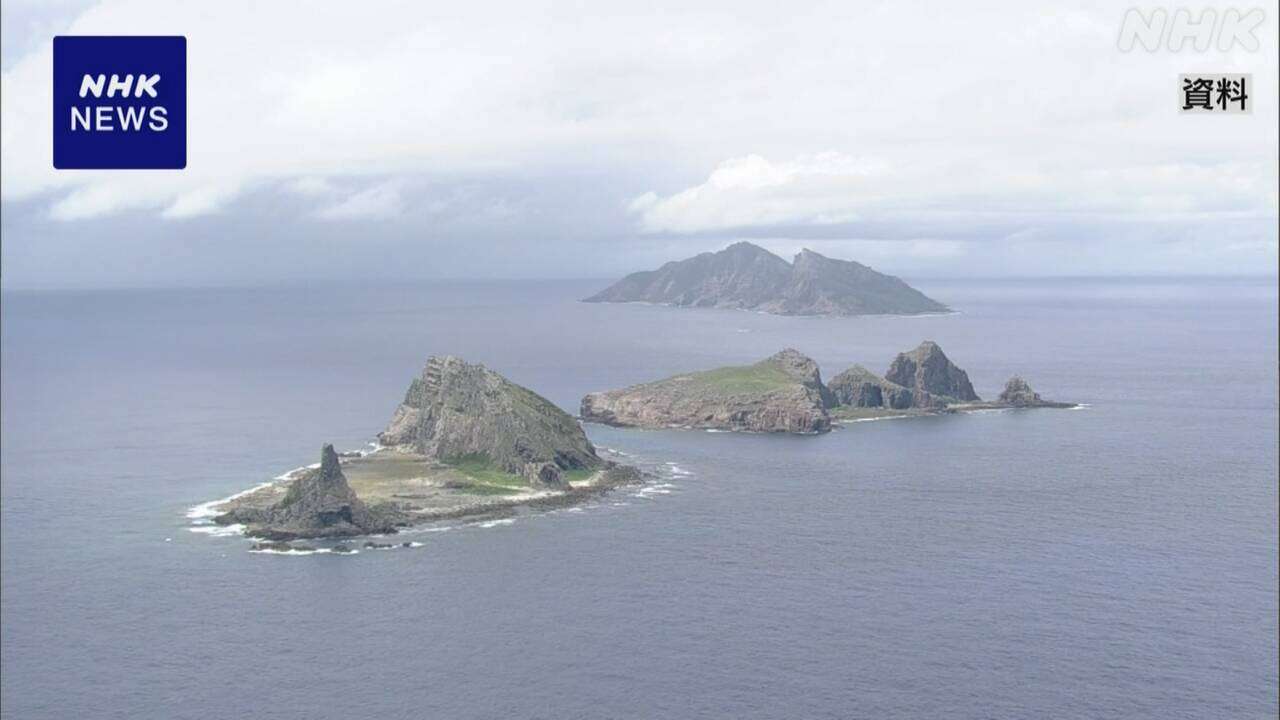 沖縄 尖閣沖 中国海警局の船3隻が領海侵入 海保が監視続ける