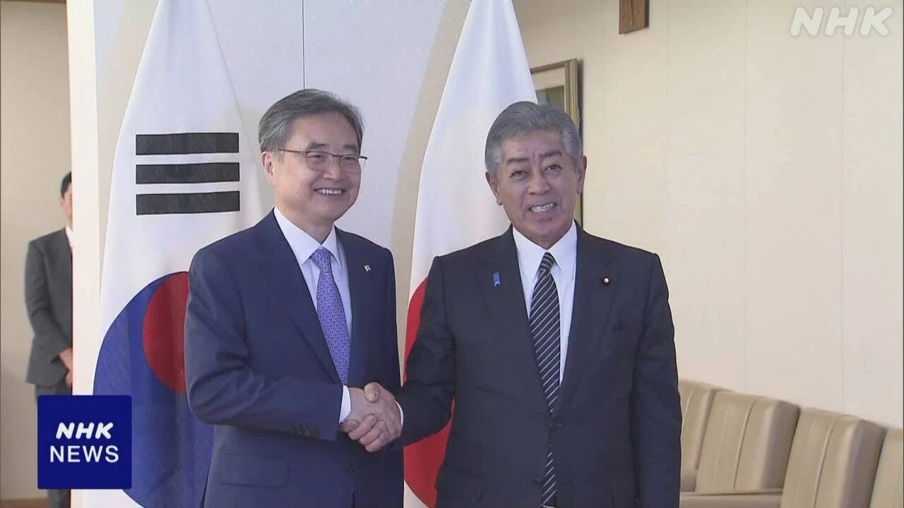 岩屋外相 韓国外相と会談 “日韓関係 安定的に発展を”