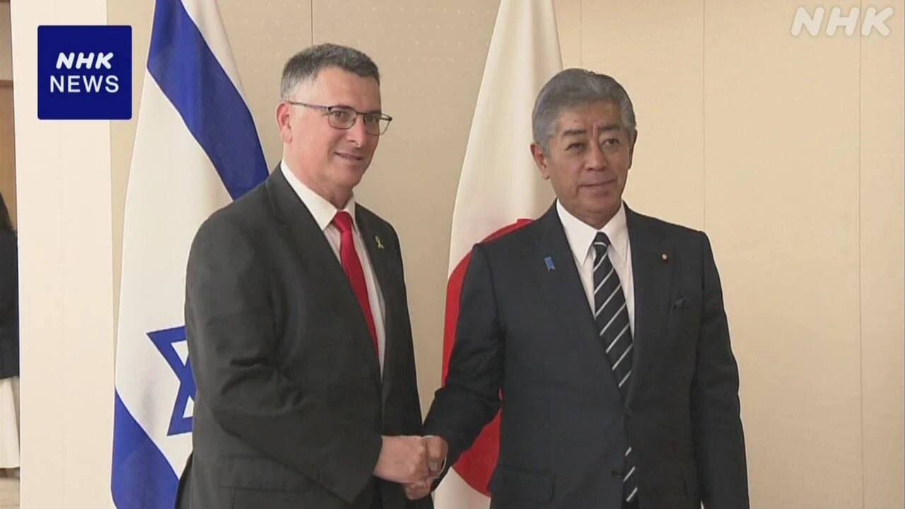 岩屋外相 イスラエル外相と会談 ガザ地区の人道支援など求める