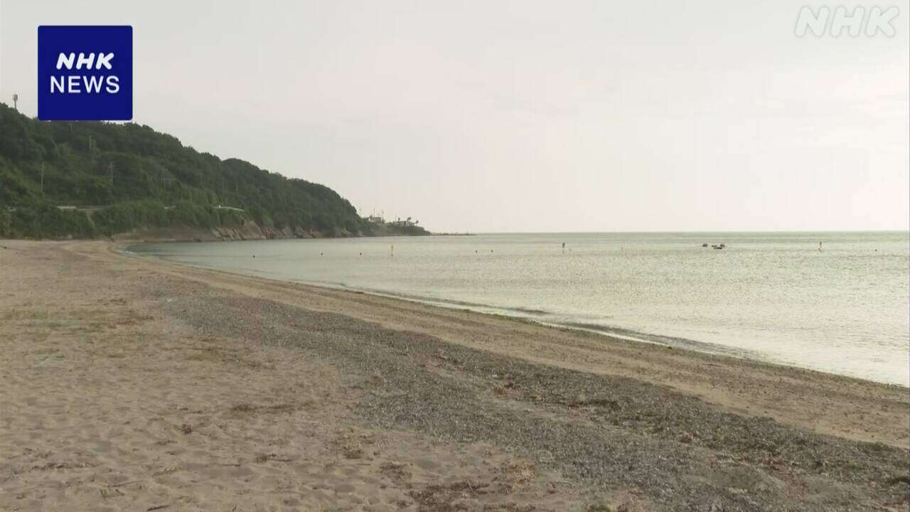 兵庫 淡路 海水浴場で遊んでいた5歳の男の子が流され死亡