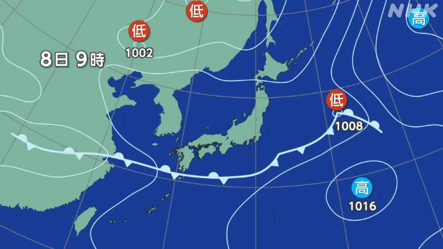 6日も各地で真夏日 8日以降は九州中心に大雨のおそれ