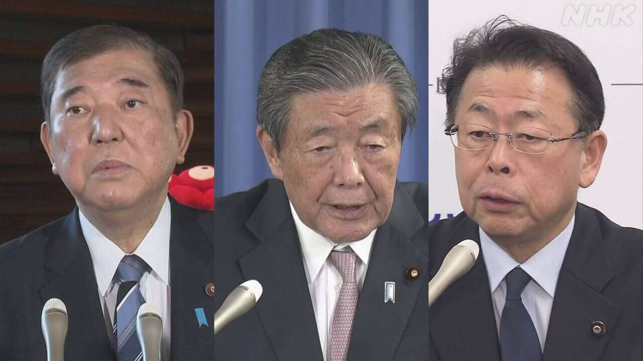 石破首相 自民 公明幹事長の中国訪問“交流活発化に期待”