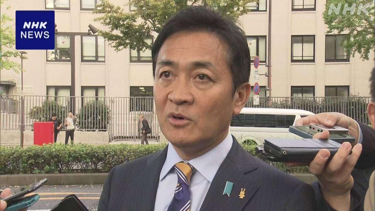 国民 玉木代表 自民との会談は「政策実現につながる協議期待」