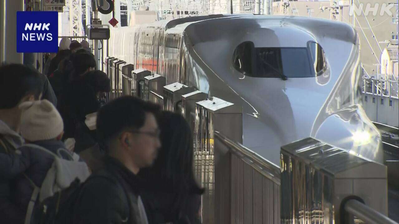 年末年始 新幹線・空の便とも利用者増 9連休で遠出増が要因か