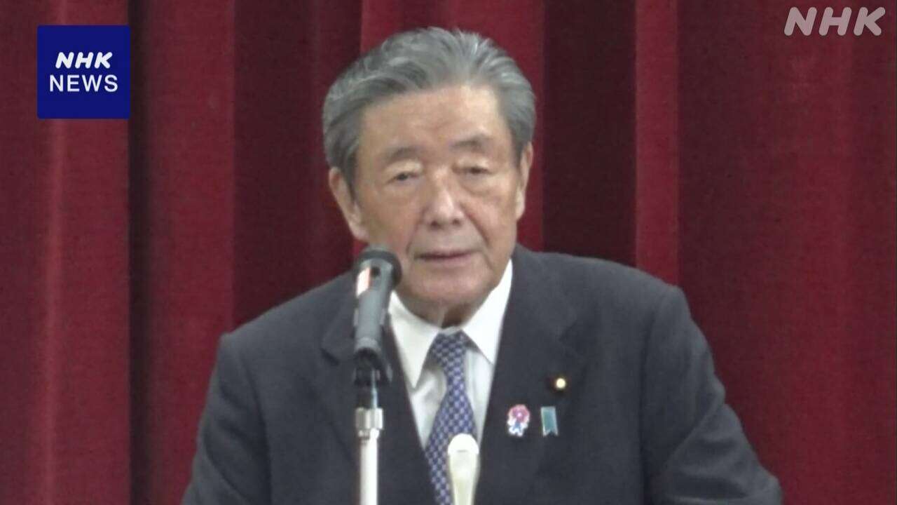 自民 森山氏 新年度予算案 裏付けあれば野党の主張受け入れ