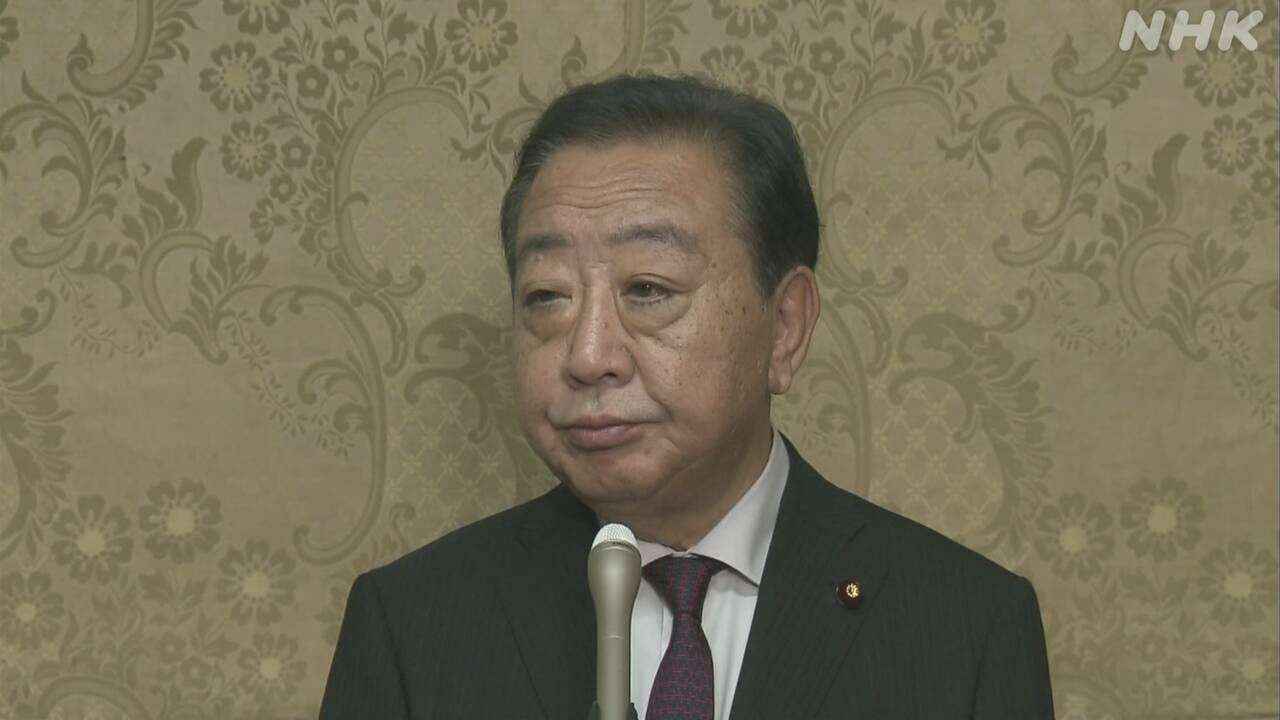 立民野田代表 野党各党の党首と会談 予算委開催要求を確認