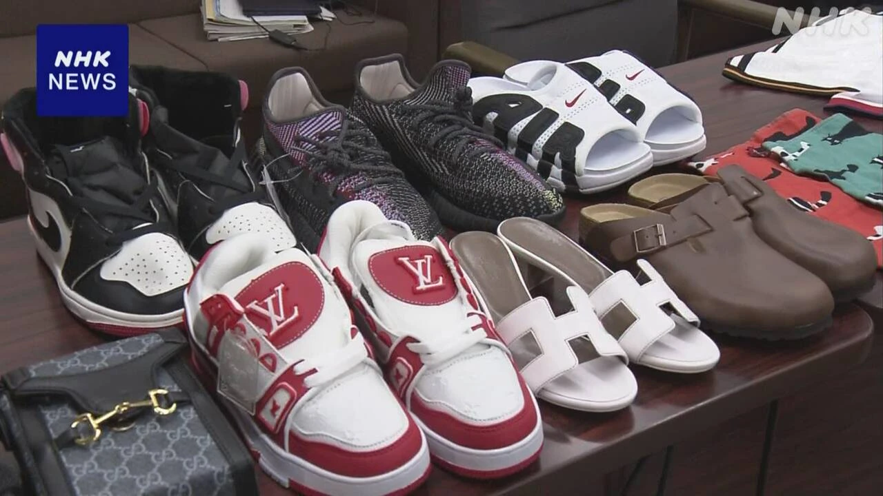 偽ブランド品など輸入差し止め 過去2番目の多さ 電気製品3倍に
