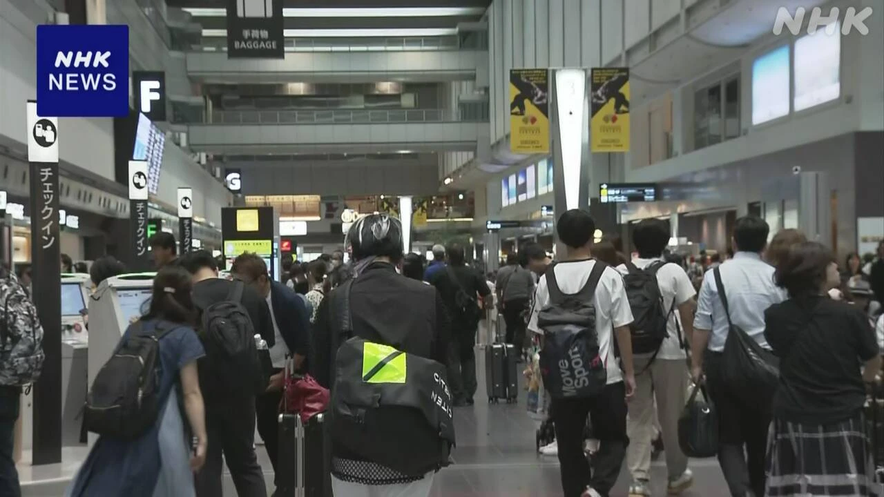 羽田空港 きょうも100便余が欠航 11日の雷雨の影響続く